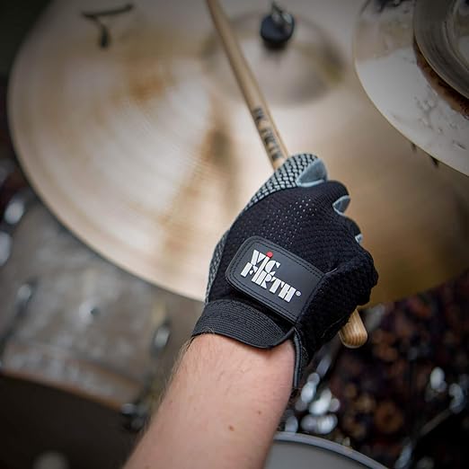 Vic Firth Enhanced Grip Ventilated Palm Drumming Glove Large