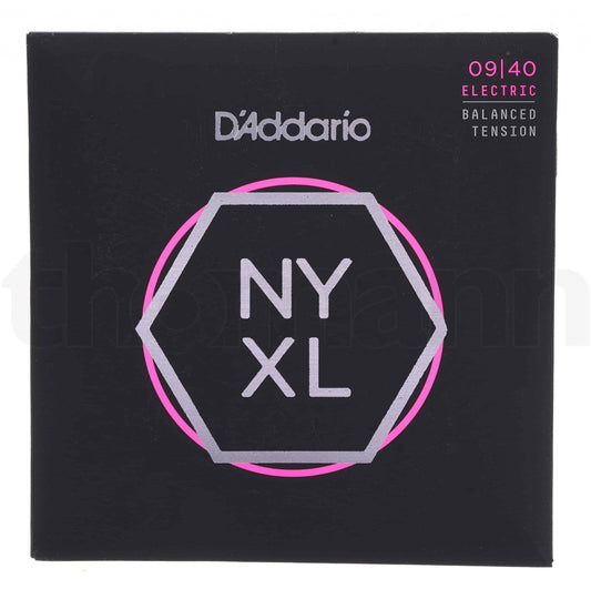 D'Addario NYXL0940BT Nickel Wound Electric Guitar Strings Super Light 09-40 Gauge