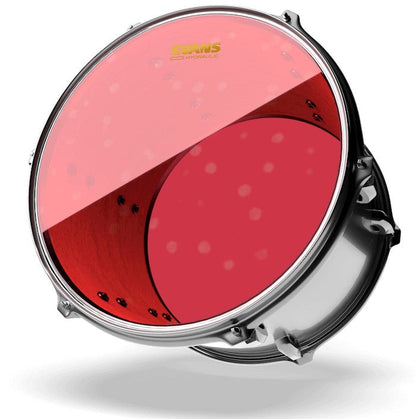 Evans Hydraulic 8" Red Tom Drum Head
