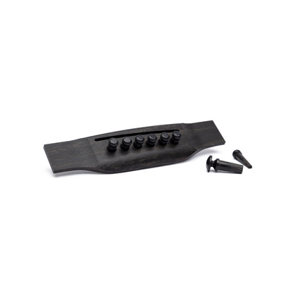 Martin Plain Bridge & Endpins in Ebony Plain