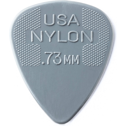 JIm Dunlop Nylon Standard Guitar Picks .73mm 12 Pack in Grey