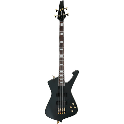 Ibanez Iceman ICB620 Electric Bass Guitar in Black Flat