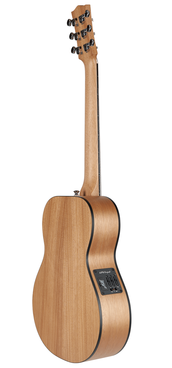 Maton EM6 Mini Acoustic Electric Guitar in Natural Satin
