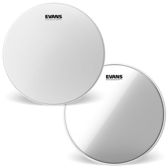 Evans 14" Power Center Reverse Dot Coated Drumhead & H30 Combo Pack