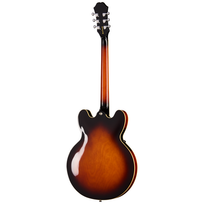 Epiphone Bonehead Riviera in Dark Tobacco Sunburst - Left-Handed