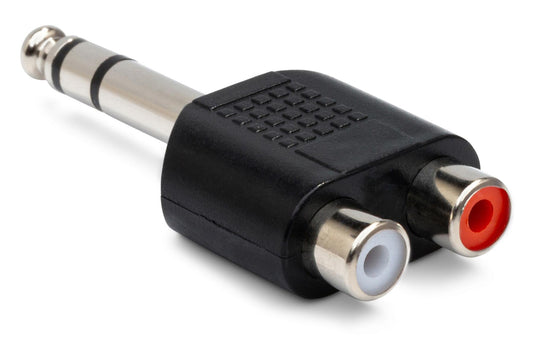 HOSA GPR484 Adapter Dual RCA To 1/4" TRS