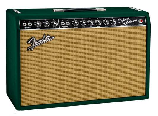 Fender '65 Deluxe Reverb Vintage Reissue | Limited Edition British Racing Green w/ Eminence GA-SC64 Speaker