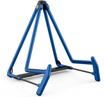 K&M 17580 Heli 2 Acoustic Guitar Stand in Blue