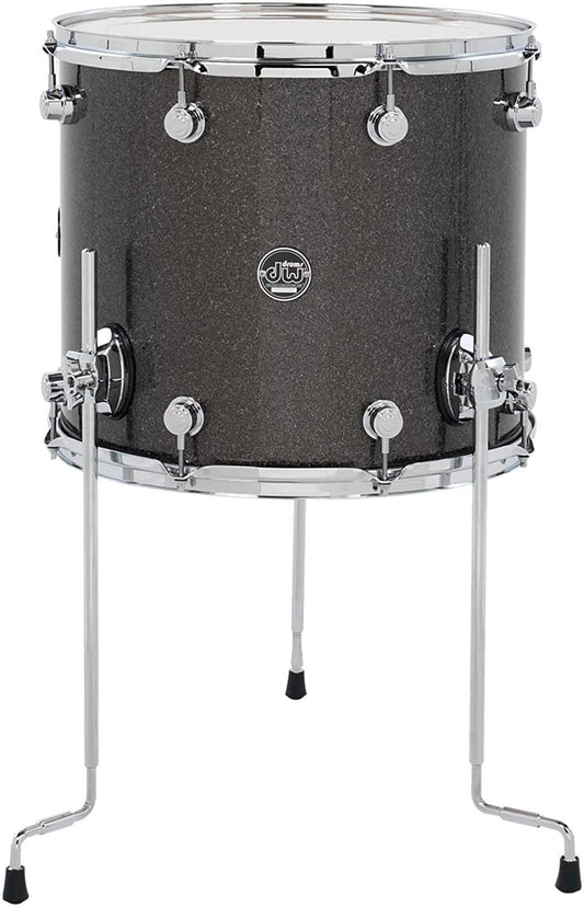 DW Performance Series Floor Tom 14x16" in Pewter Sparkle FinishPly