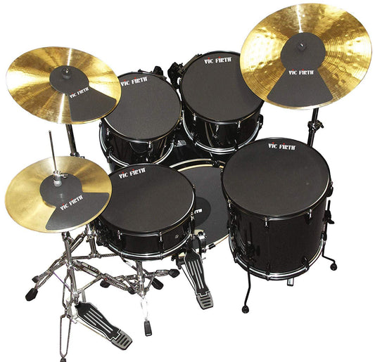 Vic Firth Drum & Cymbal Mute PrePack 10"/12"/14"/16"/22" Hi Hat and Cymbals 2