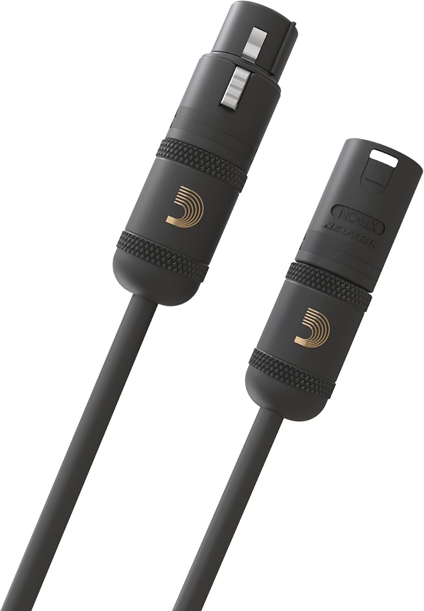 D'Addario American Stage XLR Microphone/powered Speaker Cable XLR to XLR 25ft.