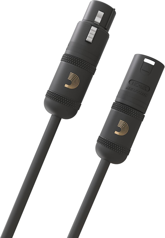 D'Addario American Stage XLR Microphone/powered Speaker Cable XLR to XLR 25ft.