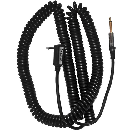 VOX VCC 9m Vintage Coiled Guitar Cable in Black