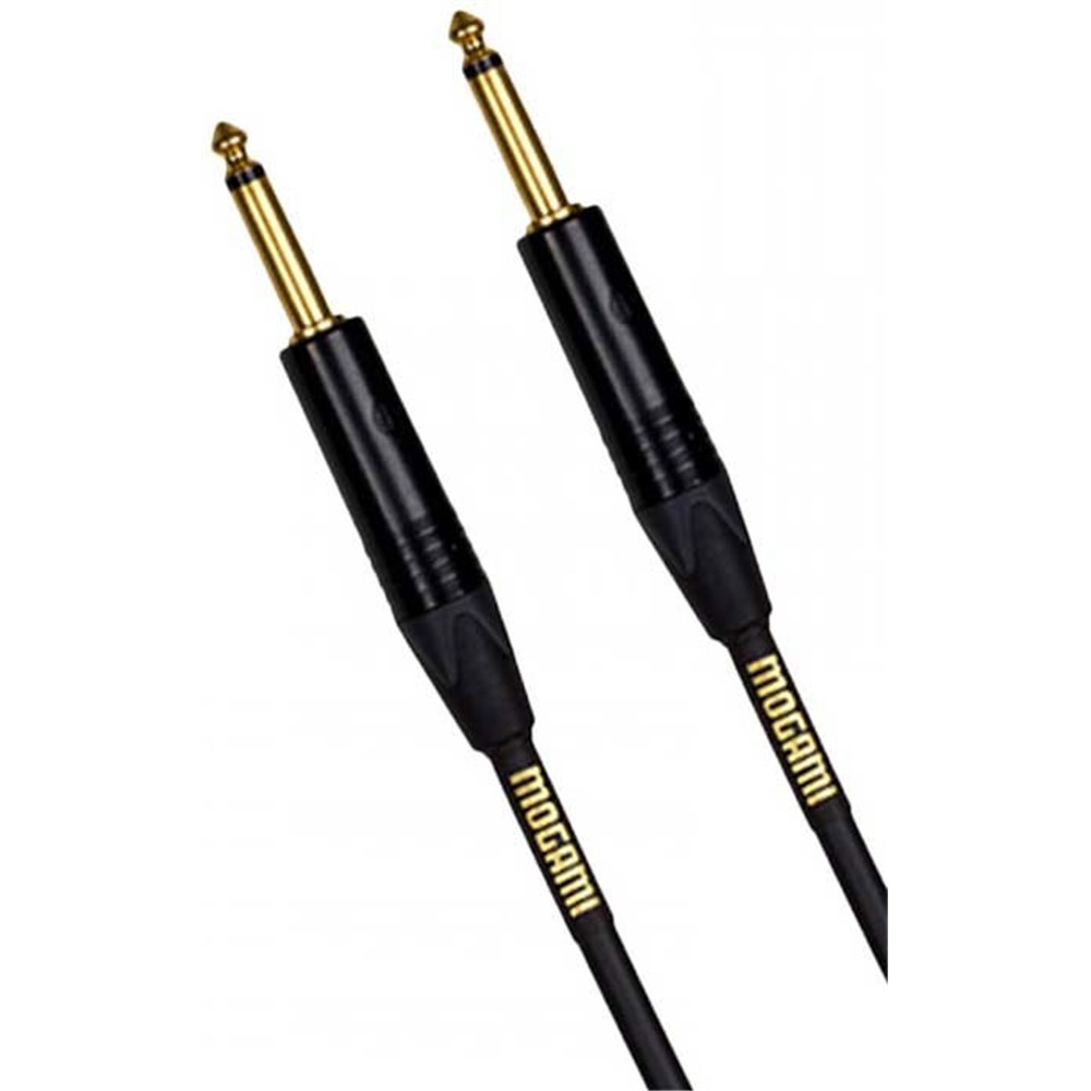 Mogami 10 ft Gold Straight End to Straight End Instrument Cable