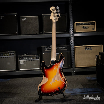 Fender Custom Shop Jaco Pastorius Tribute Fretless Jazz Bass in 3-Color Sunburst