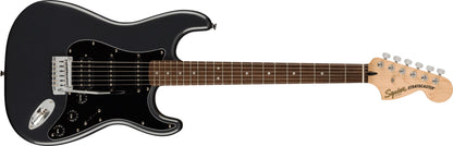 Squier Affinity Series Stratocaster HSS, Laurel Fingerboard Electric Guitar Pack in Charcoal Frost Metallic