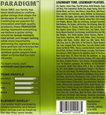 Ernie Ball Regular Slinky Paradigm 7 String Electric Guitar Strings 10-56 Gauge