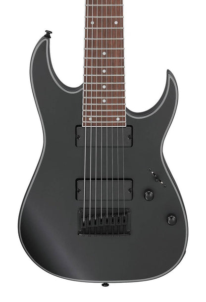 Ibanez RG8EX 8 String Electric Guitar in Black Flat