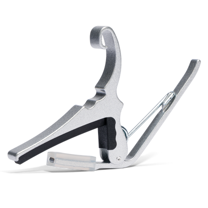Kyser Quick Change Acoustic Guitar Capo in Silver