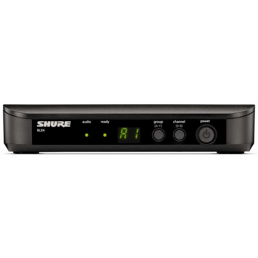 Shure Wireless Headworn Mic System BLX1 Tx; PGA31 Mic; BLX4 Rx Auto Setup 662-686MHz
