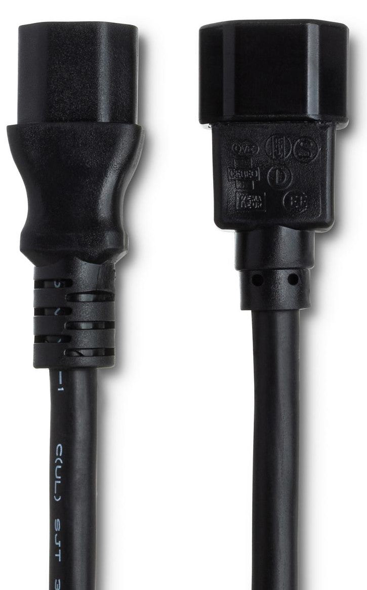 HOSA PWL403 Power Extension Cord IEC C14 to IEC C13 3Ft