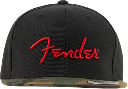 Fender Camo Flatbill One Size Fits Most Hat in Camo