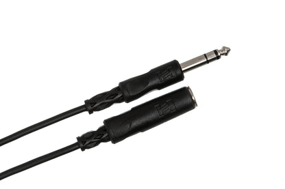 HOSA HPE310 10FT Headphone Extension Cable 1/4" TRS To 1/4" TRS