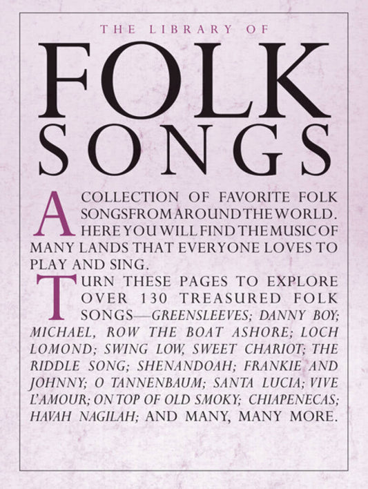 The Library Of Folk Songs PVG