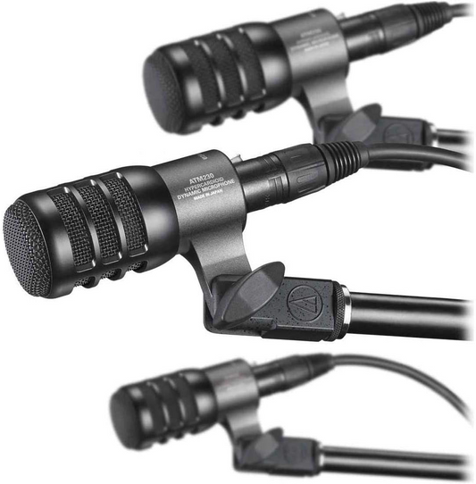 Audio Technica ATM230PK Dynamic Instrument Microphones 3 Pack