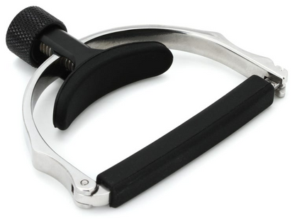 D'Addario Cradle Capo Adjustable Tension in Stainless Steel