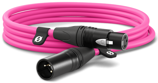 RODE XLR3  3m Premium XLR Cable in Pink