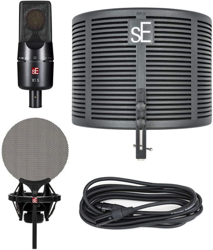 sE Electronics Studio Bundle X1S Condenser + Reflexion Filter + Cable