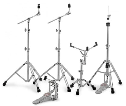 Sonor HS 4000 S Hardware Set Double Braced Silver Lacquer Coating