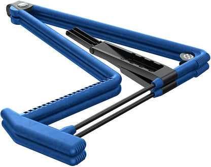 K&M 17580 Heli 2 Acoustic Guitar Stand in Blue