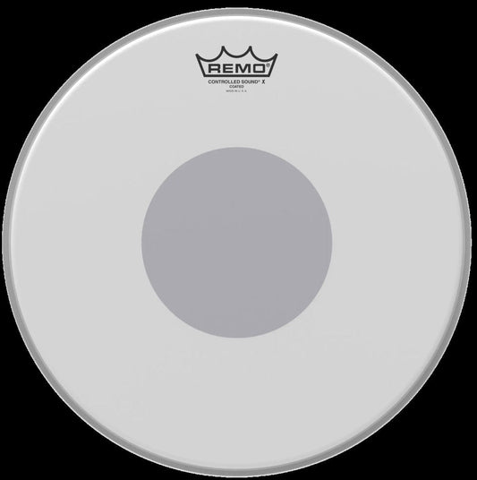 Remo Controlled Sound X Coated 14" Black Dot Drum Head