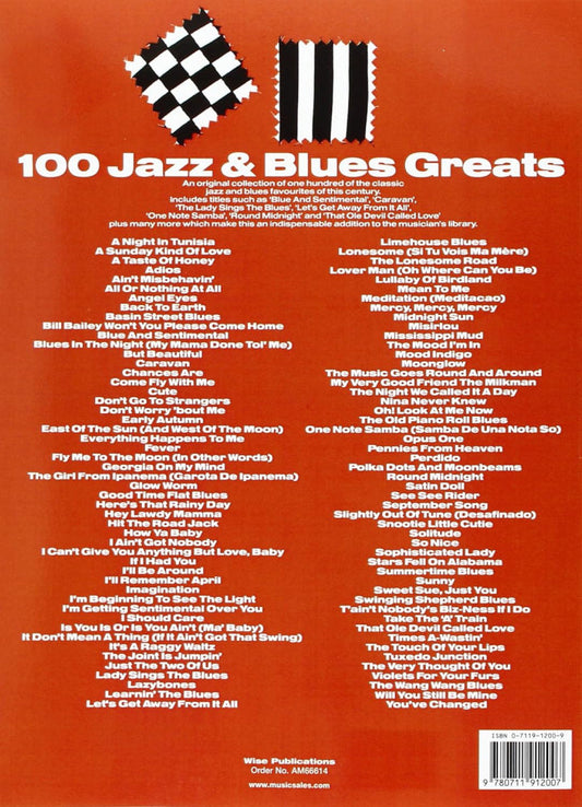 100 Jazz & Blues Greats PVG