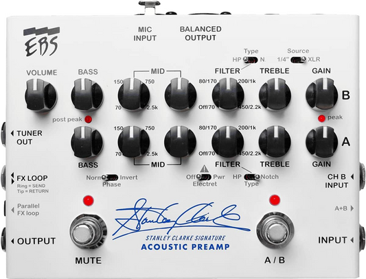 EBS Stanley Clark Signature Acoustic Preamp
