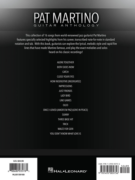 Pat Martino Guitar Anthology Tab