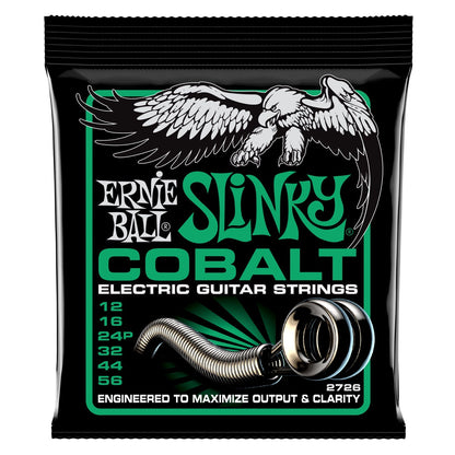 Ernie Ball Cobalt Slinky Electric Guitar Strings 12-56 Gauge