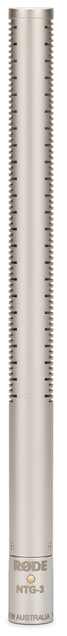Rode NTG3 Shotgun Condenser Microphone in Silver