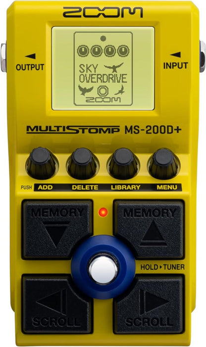 Zoom MS-200D+ MultiStomp Distortion Guitar Pedal