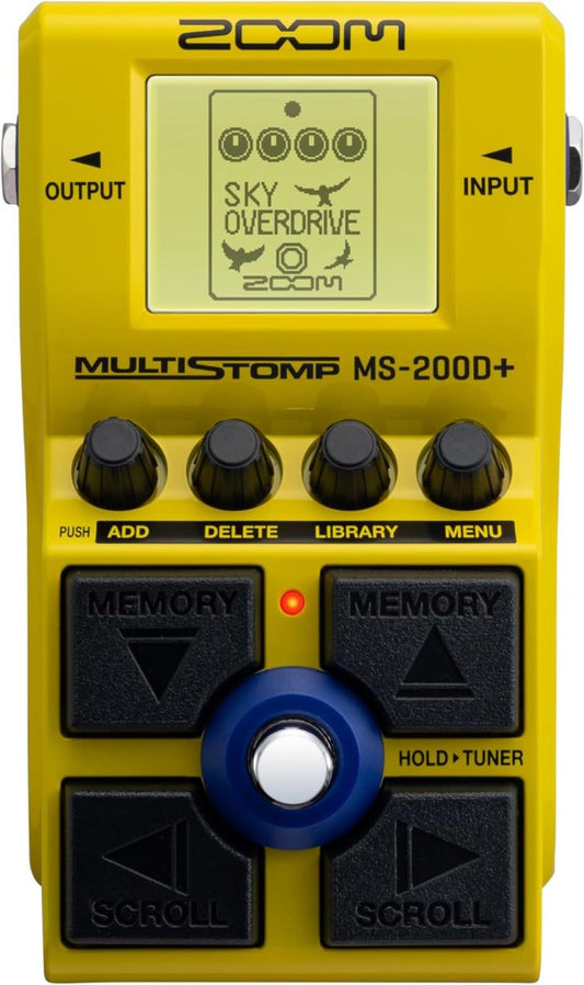 Zoom MS-200D+ MultiStomp Distortion Guitar Pedal