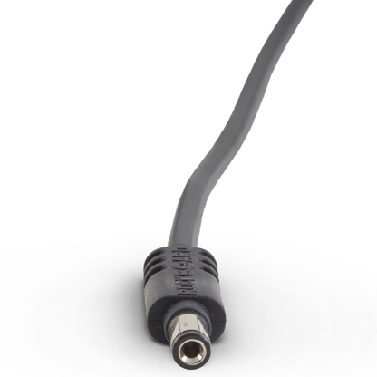 RockBoard 30cm Angled to Straight Power Supply Cable in Black