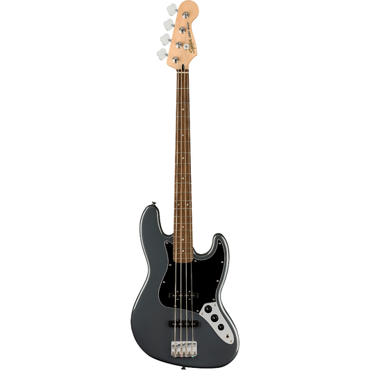 Squier Affinity Series Jazz Bass in Charcoal Frost Metallic