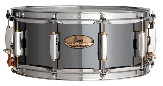Pearl Session Studio Select 14" x 6.5" Black Mirror Chrome Snare Drum