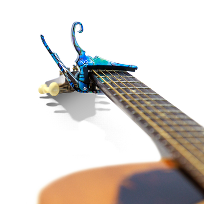 Kyser Quick Change Acoustic Guitar Capo in Abalone