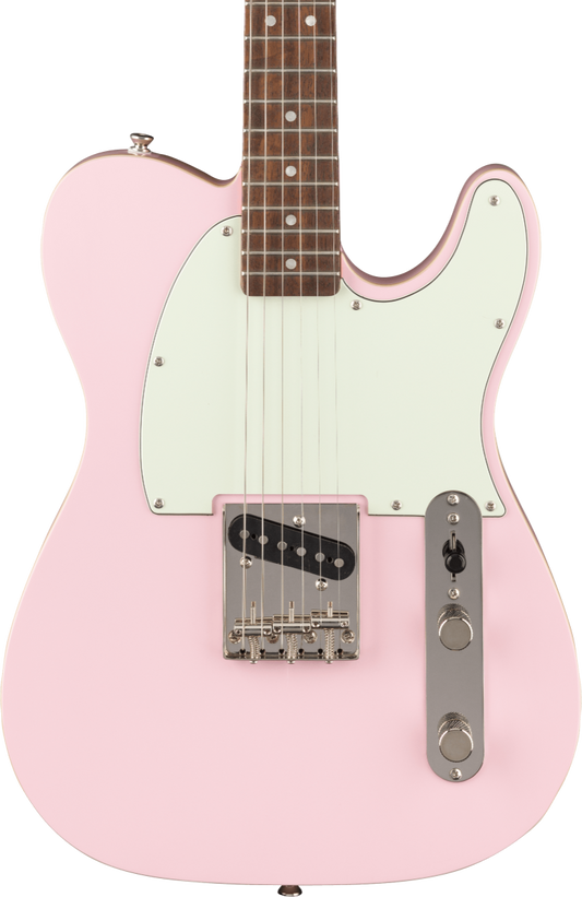 Squier FSR Classic Vibe '60s Custom Esquire, Laurel Fingerboard, Mint Pickguard in Shell Pink