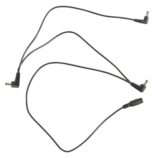 Carson Powerplay Low Noise DC Daisy Chain Power Cable for 3 Guitar Effects Pedals