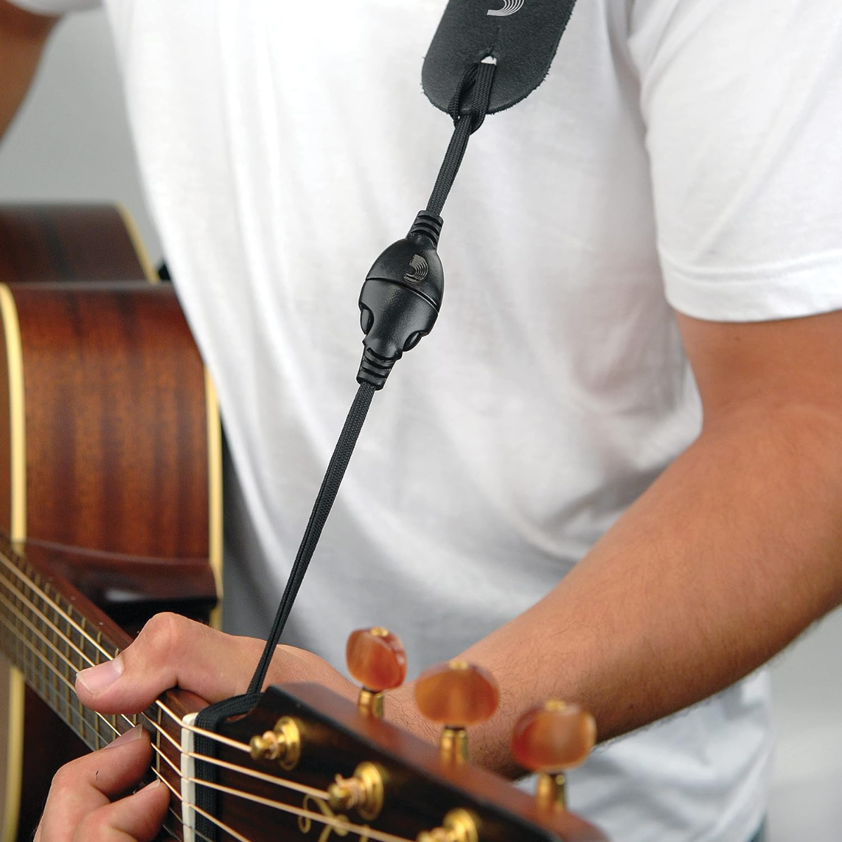 D'Addario Accessories Acoustic Quick Release System in Black