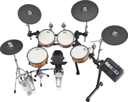 Yamaha DTX8KX TCS Electronic Drum Kit in Real Wood Finish